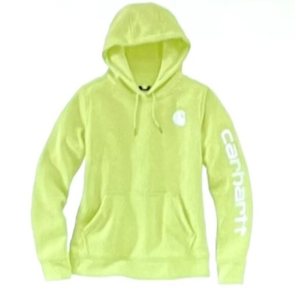 Carhartt Long Sleeve Graphic Hoodie in Green (XS to S) New with Tag - Picture 4 of 14